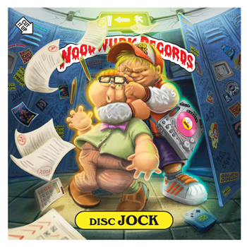 DJ Woody - Disc Jock (Transulecent magenta 7" Vinyl) - Woodwurk