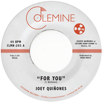 Joey Quinones - For You (Coloured Vinyl) - Colemine Records