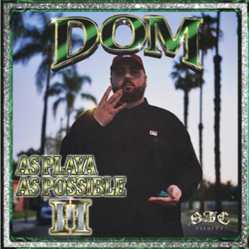 Domsta - As Playa As Possible II (Transparent Green Vinyl LP) - Sic Records Domsta - As Playa As Possible II (Transparent Green Vinyl LP) - Sic Records