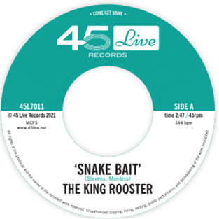 THE KING ROOSTER - 45 Live Records