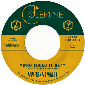 The Soul Chance & Wesley Bright - Who Could It Be? (Coloured Vinyl) - Colemine Records