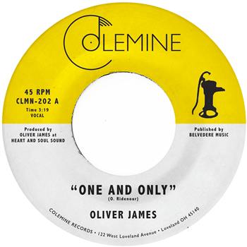 Oliver James - One And Only (Black Vinyl) - Colemine Records