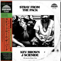 Kev Brown and J Scienide - Stray From the Pack (Split Black w/ Black and white Splatter Deluxe Edition Vinyl LP) - Static King Kev Brown and J Scienide - Stray From the Pack (Split Black w/ Black and white Splatter Deluxe Edition Vinyl LP) - Static King