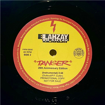 Blahzay Blahzay - Danger 7" - High Water Music