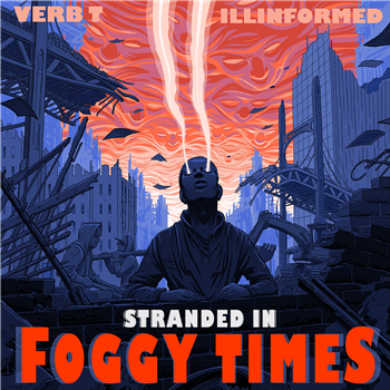 Verb T & Illinformed - Stranded In Foggy Times (2 X Marbled Orange Vinyl) - High Focus Records