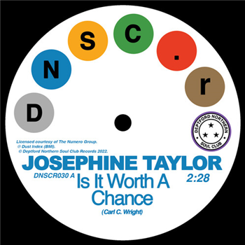 Josephine Taylor / Krystal Generation 7" - Deptford Northern Soul Club Records
