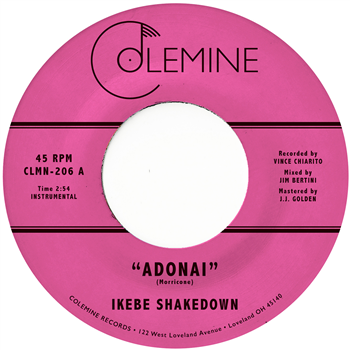 Ikebe Shakedown – Adonai (Transparent Blue 7") - Colemine Records