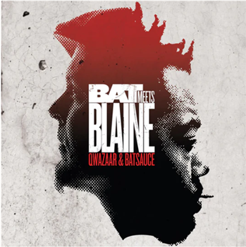 Qwazaar & Batsauce - Bat Meets Blaine (10th Anniversary Edition) (Red Meets Black LP) - Full Plate