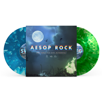 Aesop Rock - Spirit World Field Guide (Instrumental Version) (Gatefold Jacket, 1 x Translucent Green, 1 x 2-Color Translucent Blue Cloudy Effect Vinyl And Free Digital Download Card) - Rhymesayers Entertainment