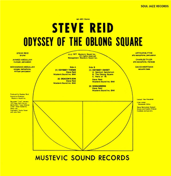 Steve Reid - Oddysey of the Oblong Square (Gold Vinyl + DL Code) - Soul Jazz Records
