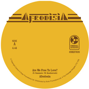 Afrodisia 7" - Cordial Recordings Afrodisia 7" - Cordial Recordings