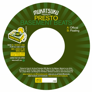 Presto - Basement Beats 7" - Mukatsuku