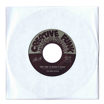 The DMX Affair – One Time To Make It Right (7" + 24 Page Zine) - Clap City Records 