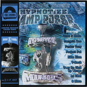 Three 6 Mafia Presents - Hypnotize Camp Posse - TRANSLUCENT BLUE VINYL - Get On Down