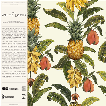 Cristobal Tapia De Veer - The White Lotus Soundtrack Variant 2 (2 X White 180G Vinyl, Gatefold sleeve, Obi Strip + 12" X 12" Art Print) - WRWTFWW Records