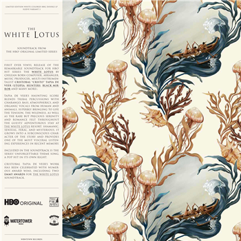 Cristobal Tapia De Veer - The White Lotus Soundtrack Variant 3 ( 2 X 180G White Vinyl, Gatefold Sleeve, Obi Strip + 12" X 12" Art Print) - WRWTFWW Records