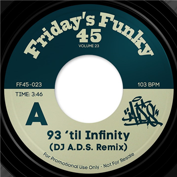 DJ A.D.S. 7" - Fridays Funky 45