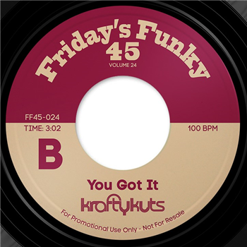 KRAFTY KUTS 7" - Fridays Funky 45