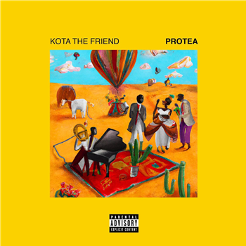 Kota the Friend - Protea (Yellow w/Red Splattered LP) - MUTOMBO RECORDS