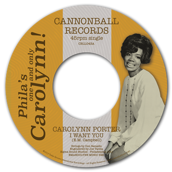 CAROLYNN PORTER - CANNONBALL CAROLYNN PORTER - CANNONBALL
