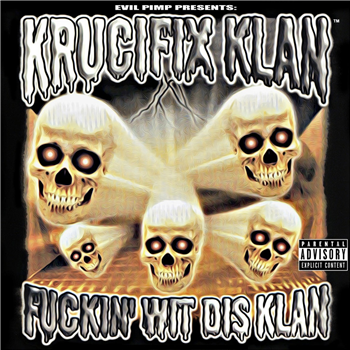 Krucifix Klan - Fuckin Wit Dis Klan (White w/Red Splatter LP) - Sic Records