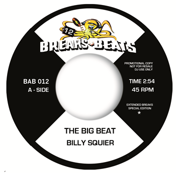 Billy Squier / Le Pamplemousse - CLEAR Vinyl Re-press - BREAKS & BEATS