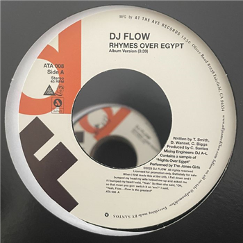 King Most vs DJ Flow - Rhymes Over Egypt (7")  - At The Ave