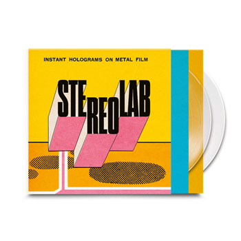 STEREOLAB - Instant Holograms On Metal Film - Clear 2LP vinyl in printed inner sleeves in gatefold outer sleeve - Duophonic UHF Disks / Warp Records