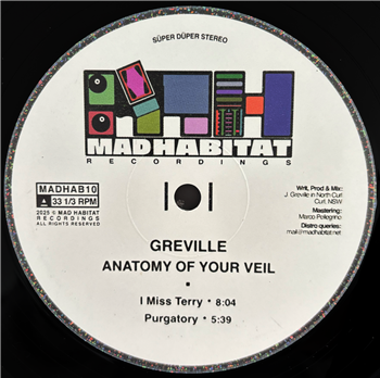 Greville - Anatomy Of Your Veil - Mad Habitat Greville - Anatomy Of Your Veil - Mad Habitat
