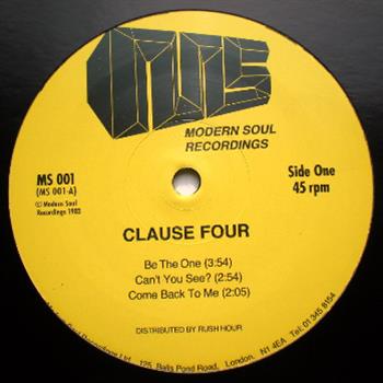 Clause Four - Be The One EP - Modern Soul Recordings