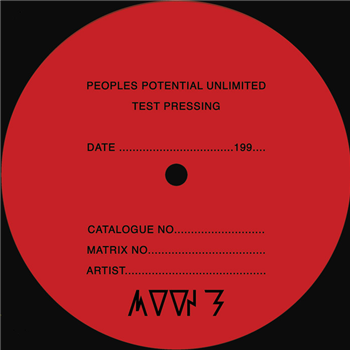 Moon B - Untitled (PPU Test Pressing Series Vol.1) - Peoples Potential Unlimited
