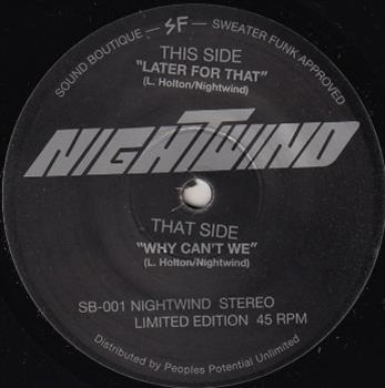 Nightwind (7") - Sound Boutique Records