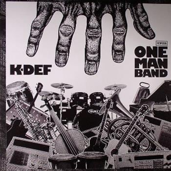 K-DEF - One Man Band LP (Silver Vinyl) - REDEFINITION RECORDS