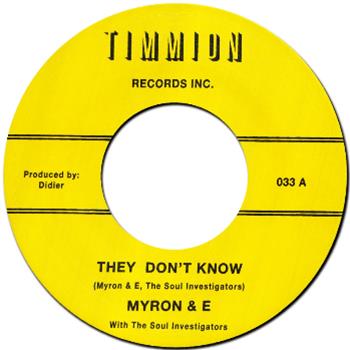 Myron & E with The Soul Investigators (7") - Timmion