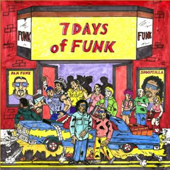 7 Days Of Funk (Dam Funk & Snoop Dogg) - 7 Days Of Funk LP - Stones Throw