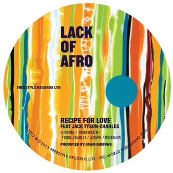 Lack of Afro - Recipe for Love (7") - Freestyle Records