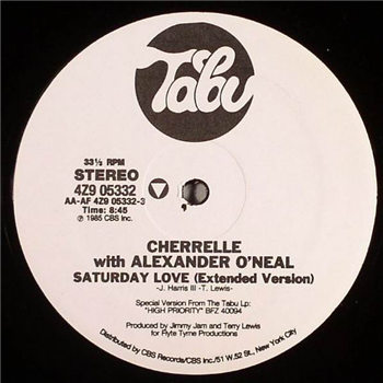 CHERRELLE WITH ALEXANDER ONEAL - SATURDAY LOVE - TABU