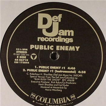 Public Enemy - Public Enemy #1 - Def Jam Public Enemy - Public Enemy #1 - Def Jam