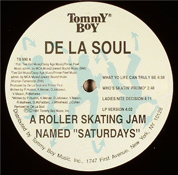 De La Soul - A Roller Skating Jam Named Saturdays (12") - Tommy Boy