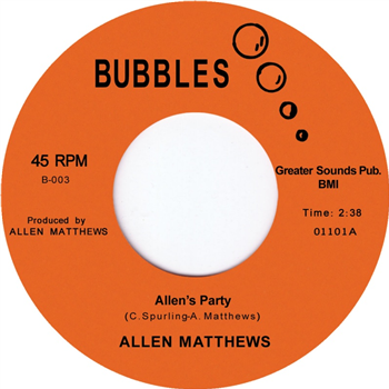 Allen Matthews (7") - Bubbles