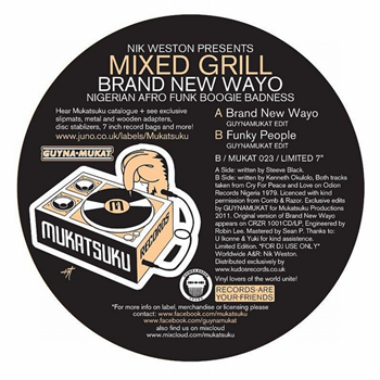 Mixed Grill - Guynamukat Edits (7") - Mukatsuku