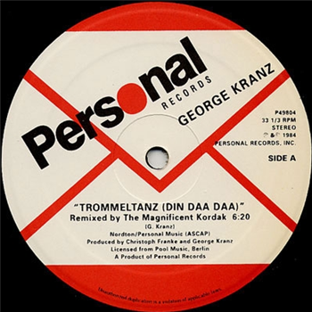 George Kranz - Trommeltanz (DIN DAA DAA) - Personal Records