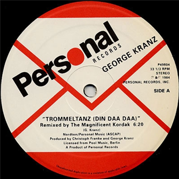 George Kranz - Trommeltanz (DIN DAA DAA) - Personal Records George Kranz - Trommeltanz (DIN DAA DAA) - Personal Records