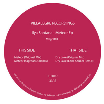 Ilya Santana – Meteor EP - Villalegre Recordings