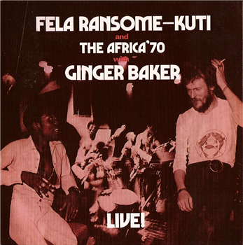 Fela Kuti -  Fela With Ginger Baker Live! LP - Knitting Factory Records