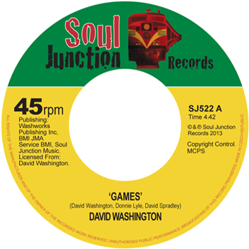 David Washington (7") - Soul Junction