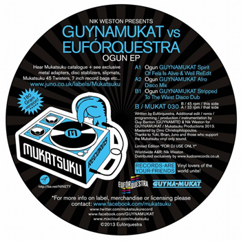 Nik Weston Presents Guynamukat Vs Euforquestra - Mukatsuku