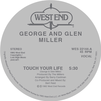 George & Glenn Miller – Touch Your Life - West End Records George & Glenn Miller – Touch Your Life - West End Records