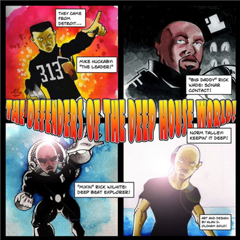 Mike Huckaby Presents Defenders Of The Deep House World - Third Ear Mike Huckaby Presents Defenders Of The Deep House World - Third Ear