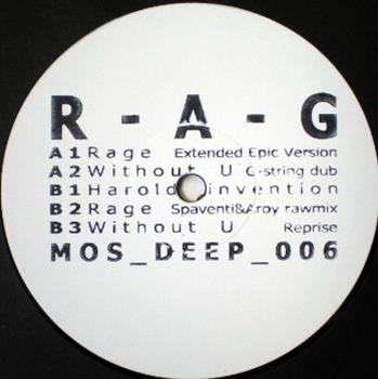 R-A-G - Rage EP - MOS Deep R-A-G - Rage EP - MOS Deep